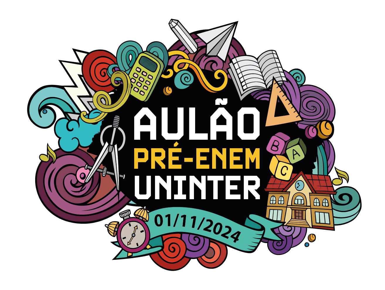 Aulão Pré-Enem Uninter uma revisão que vai mudar a previsão dos seus resultados.